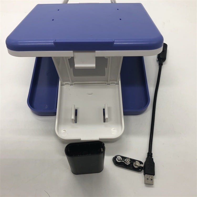 Durable Foldable No-bending Home Pedicure Pedal Assistant Tools & Led Light Footrest Comfortable for All Ages