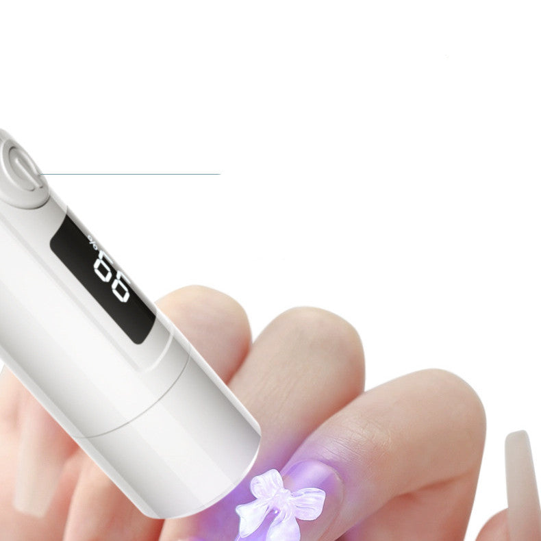 Mini UV Nail Lamp Dryer Machine Portable USB Rechargeable LED Nail Quick Drying Light Handheld Manicure Lamp For Gel Varnish