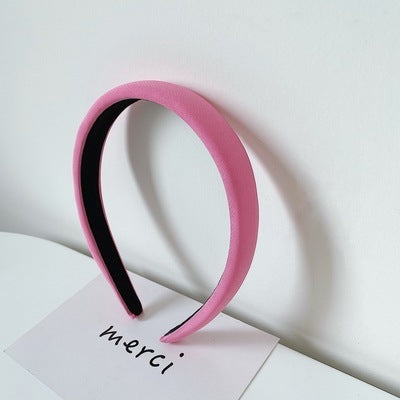 Pure Color Hair Bundle Sponge Hair Band Fairy Hair Accessories