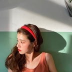 Pure Color Hair Bundle Sponge Hair Band Fairy Hair Accessories