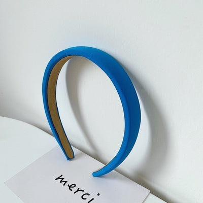 Pure Color Hair Bundle Sponge Hair Band Fairy Hair Accessories